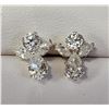 Image 1 : SILVER CZ EARRINGS