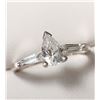 Image 1 : SILVER CZ RING