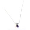 Image 1 : SILVER AMETHYST 16" NECKLACE