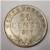 Image 2 : 1917 SILVER NEWFOUNDLAND 50CENT COIN