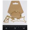 Image 1 : NEW GOLD TONE RHINESTONE CAT PENDANT AND CHAIN