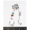 Image 1 : NEW RHINESTONE PAWPRINT THEME PRISM SUNCATCHER