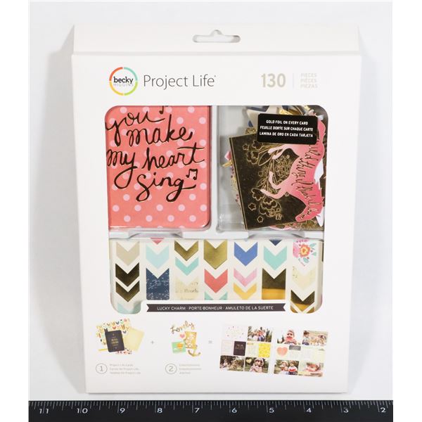 NEW BECKY HIGGINS PROJECT LIFE 130 PC LUCKY CHARM