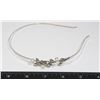 Image 1 : NEW HEADBAND SIDE FAUX PEARL/RHINESTONE FLOWER