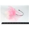 NEW PINK  FASCINATOR HAIR BAND FEATHER COCKTAIL