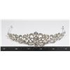 Image 1 : NEW RHINESTONE BRIDAL TIARA HEART AND FLOWER