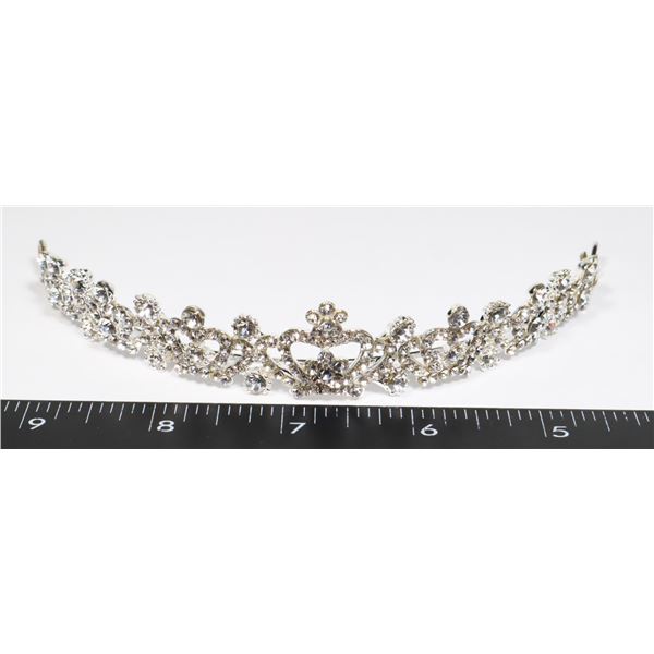 NEW RHINESTONE BRIDAL TIARA CROWN DESIGN