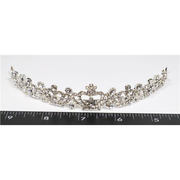 NEW RHINESTONE BRIDAL TIARA CROWN DESIGN