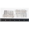 Image 1 : 2 NEW BEADED AND RHINESTONE HAIR COMBS