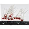 Image 1 : NEW METAL ROSE AND RHINESTONE HAIR PINS