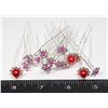 Image 1 : NEW FAUX PEARL AND RHINESTONE HAIR PINS