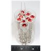 Image 1 : NEW RED AND CLEAR RHINESTONE HAIR PINS WEDDING