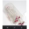 NEW FUCHSIA  AND CLEAR HAIR PINS WEDDING HEADWEAR