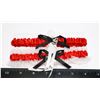 Image 1 : NEW 2PC HEART DESIGN WEDDING GARTER SET