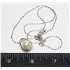 Image 1 : NEW TEAR DROP FAUX PEARL PENDANT NECKLACE