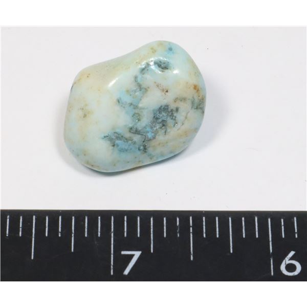 SMALL BLUE/GREEN  POLISHED GEOLOGICAL SPECIMEN