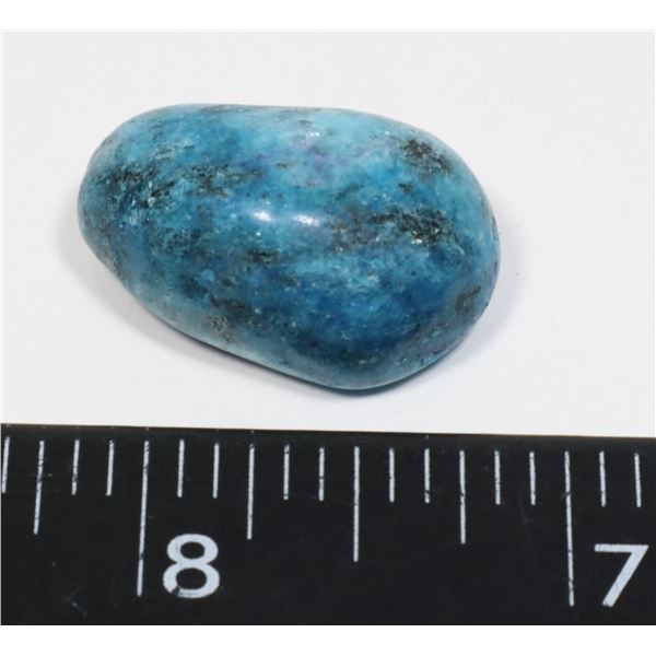 SMALL BLUE POLISHED GEOLOGICAL SPECIMEN