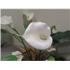 Image 2 : Tall Artificial Floral Arrangement in White Vase 58"H