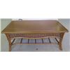 Image 1 : Ratana Coffee Table w/ Woven Accents 44" x 24" x 18"H