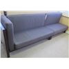 Image 1 : Large Wood Framed 2-Section Sofa w/ Seat & Back Cushions 60"x24"x30"H & 43"x23"x29"H