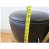 Image 8 : Qty 3 Black Stools 15" dia, 17"H