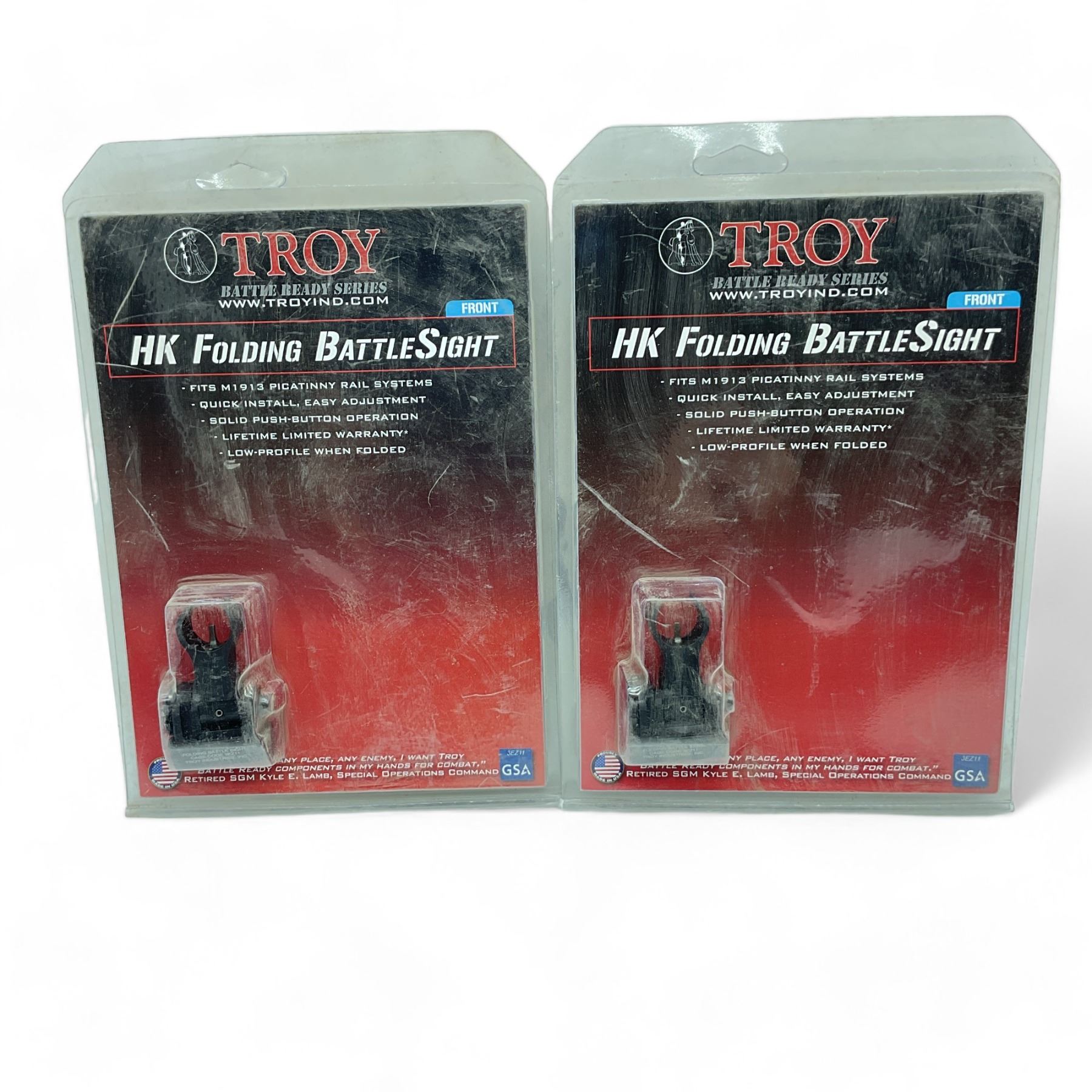Battle Signt Troy HK Folding Front Battle Sight X 2