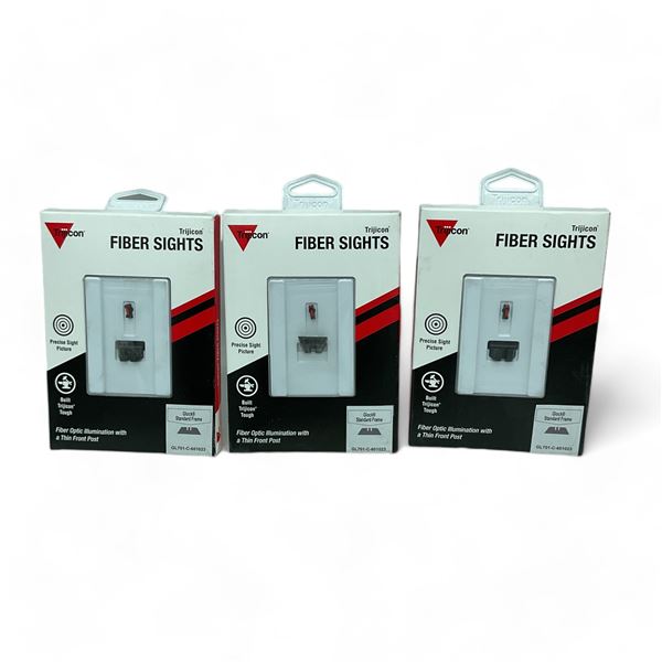 Trijicon Fiber Sights for Glock Standard Frame, Red X 3