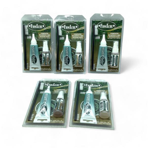 FrogLube Complete Weapons Care System Pack X 5 Qty
