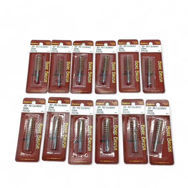 Outer's 40-45 Cal Bore Brushes X 12 Qty