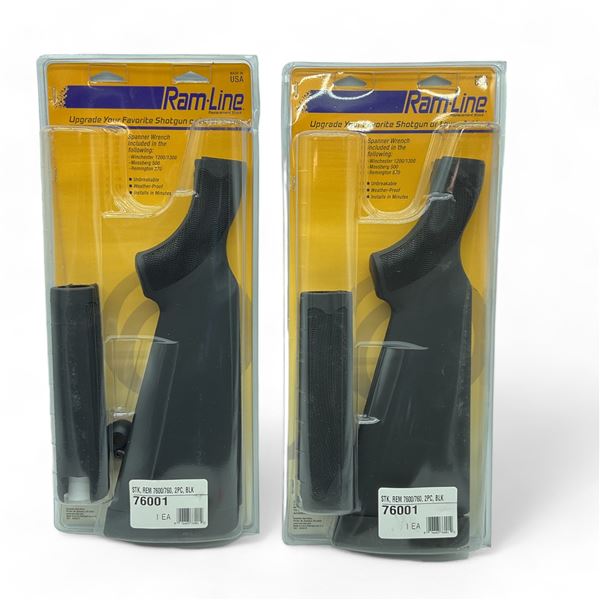 Ramline Replacement Stock for Remington 7600/ 760, Black X 2