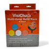 Image 1 : Champion VisiChalk Multi Colour Target Refill Pack, 48 Targets