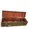 Image 2 : Wooden Lockable Military Case, 43 1/2" X 11" X 10"
