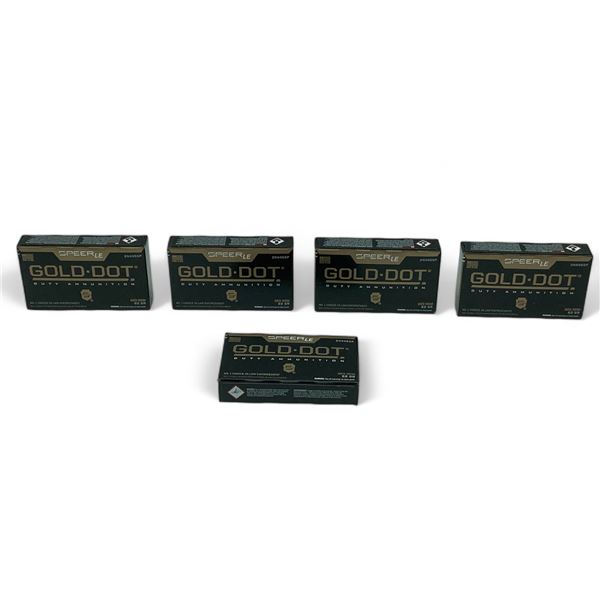 Speer LE Gold Dot 223 Rem 62 Grain Duty Ammunition, 100 Rounds