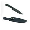 Image 1 : Hand Forged Damascus Fixed 6.5" Blade with Leather Sheath