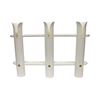 Image 1 : Blue Dog Marine 3 Rack White Rod Holder with Stainless Steel Mounting Hardware, New