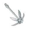 Image 1 : Blue Dog Marine 9Lb Galvanized Folding Grappling Anchor, New