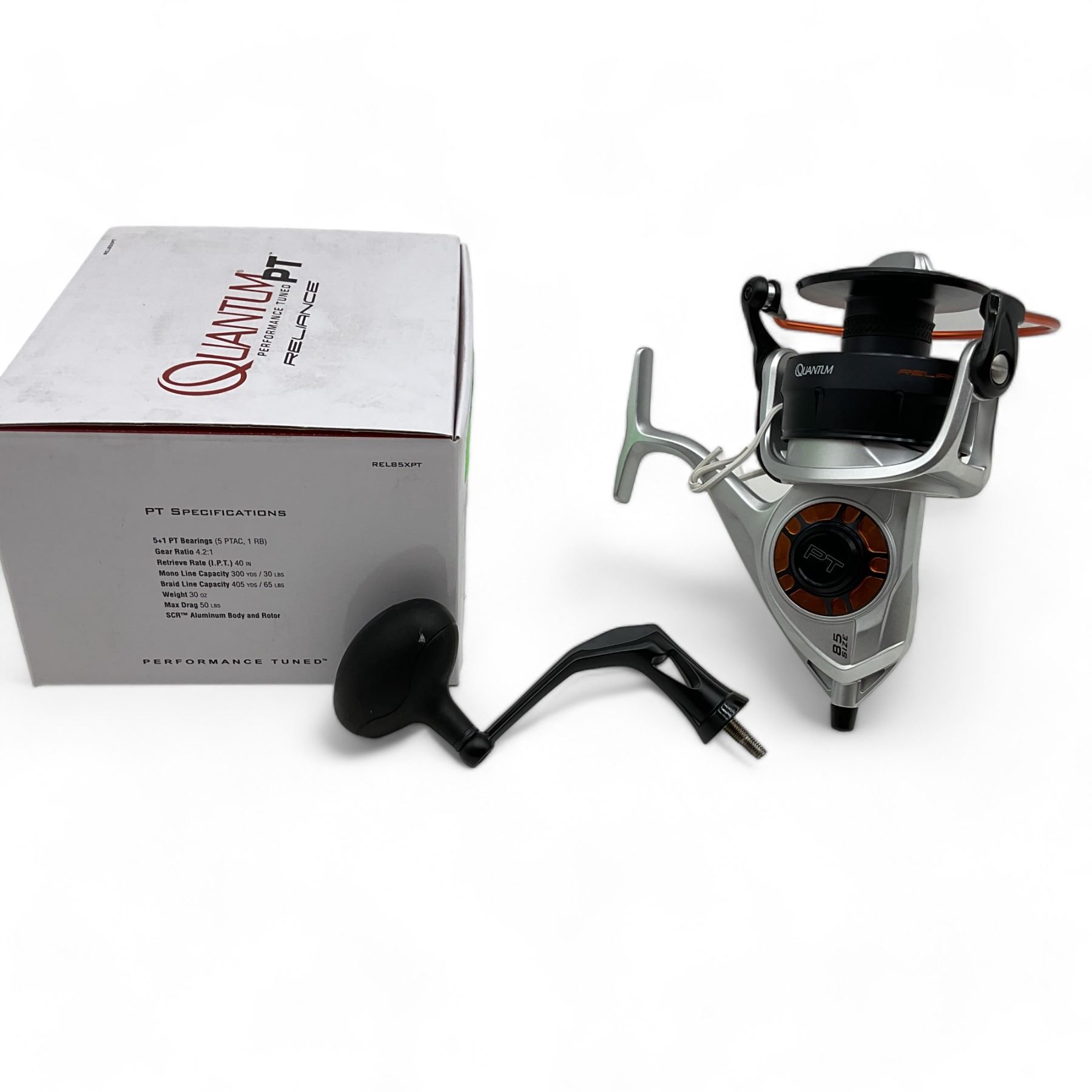 Zebco Quantum PT REL85XPT Reel with 4.21 Gear Ratio, New