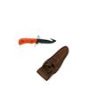 Image 1 : Knives of Alaska Trekker Series 3-1/3" Fixed Blade Knife with Leather Sheath