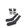 Image 1 : Canadian Forces Temperate Charcoal Grey Socks, Size Lg X 3 Qty