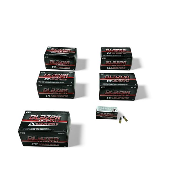 CCI Blazer 22 LR 40 Grain Ammunition, 2500 Rounds