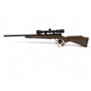 Image 2 : Savage 93R17 Bolt Action Rifle 17 HMR 21" Heavy Barrel Wood Stock With Weaver 3-9X40 Scope