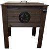 Image 1 : The Canadian Chill Outdoor Collection 53 Qt Rustic Outdoor Single Wooden Cooler, New