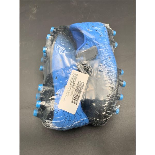 Unisex Soccer Cleats-Black and Blue