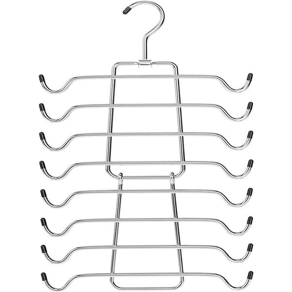 Bakumon Metal Tank Tops Hanger Space Saving Foldable Bra Organizer with 360°Swivel Hook Closet Cloth