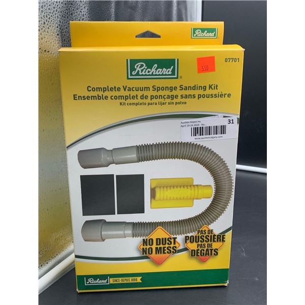 Richard Complete Vacuum Sponge Sanding Kit