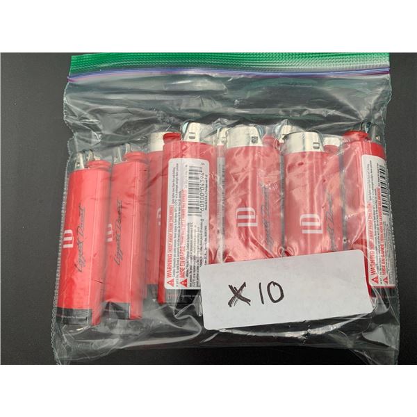 Lot of 10 BiC Lighters