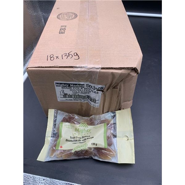 Sour Cola Bottles Gummy Candy (18 x 135g)