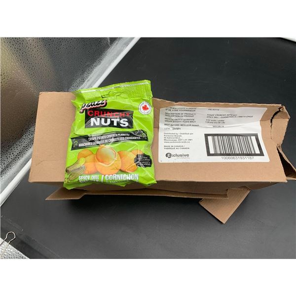 Pzazz Crunchy Nuts Crispy Potato Covered Peanuts-Spicy Dill (12 x 80g)