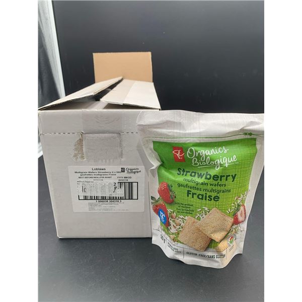 Organic's Strawberry Multigrain Wafers (6 x 50g)