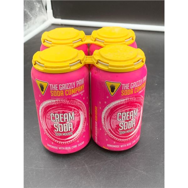 The Grizzly Paw Soda Company-Cream Soda (4 x 355ml)
